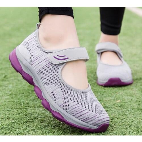 High Quality New Women Casual Shoes Fashion Sneakers Spring Ladies Mesh Breathable Trainers Female Mesh Casual Shoes