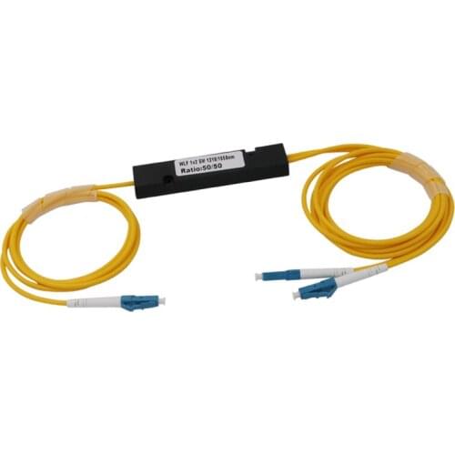 LC UPC MINI PLC 1X 2 Single mode LC splitter fiber optic 1x2 LC pc plc splitter/ 1x2 Single mode plc splitter Free shipping