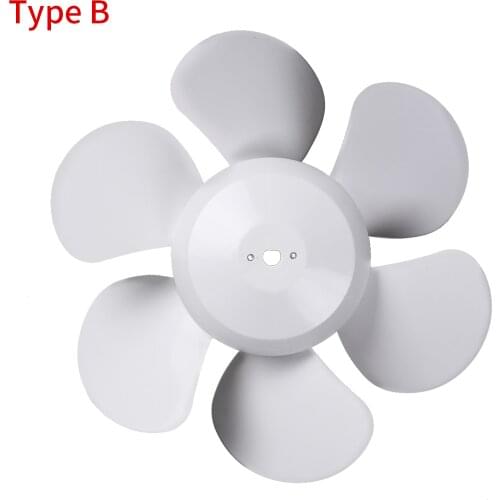 Round Shaft Fan Blade Kitchen Bathroom Vent Blade White Plastic Electric Fan Impeller General Fanner Blade Home Vent Accessories