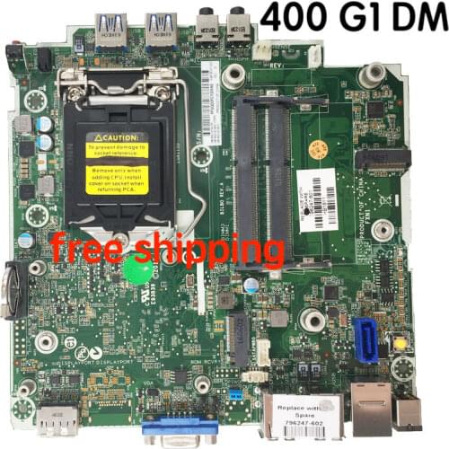 796247-601 For HP 400 G1 DM Motherboard 796147-003 796247-002 Mainboard 100%tested fully work