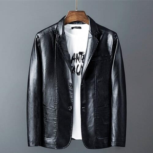 Men Faux Leather Jacket Motorcycle 4XL Mens Jackets Black Jaqueta De Couro Masculina Outwear Male PU Leather Coats