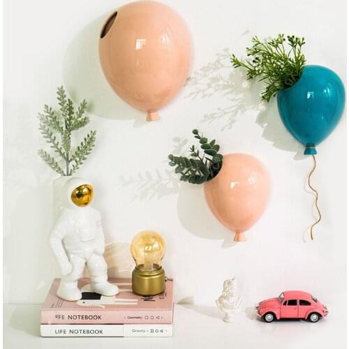 Ceramic balloon wall hanging