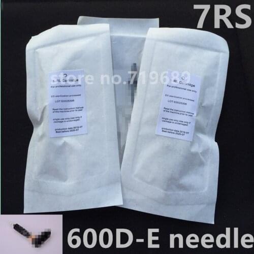 Disposable Sterilized Professional Tattoo Needles 7RS For Tattoo Eyebrow Pen Machine Permanent Makeup Kit 50pcs PMU needles