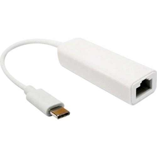 USB-C to Ethernet NIC Type-C to RJ45 LAN Network Dongle Connector, Thunderbolt 3 to Network Adapter for