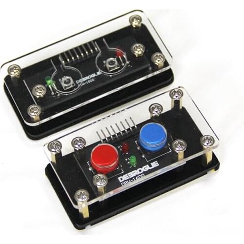 Computer power motherboard switch restart reset double button circuit double light For DIY open bare case fixed