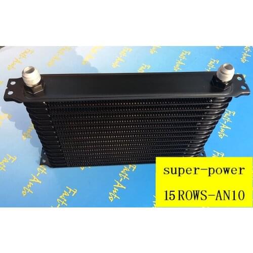 Universal 15 Row trust style Oil Cooler / mocal style / transmission oilcooler/ all alumium radiator