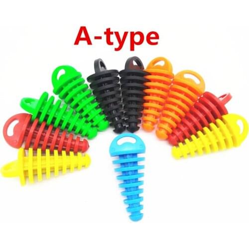 Motorcycle Exhaust Pipe Motocross Tail Plug Silencer Muffler Wash end for Honda Yamaha Aprilia Buell TRIUMRH Buell SUZUKI