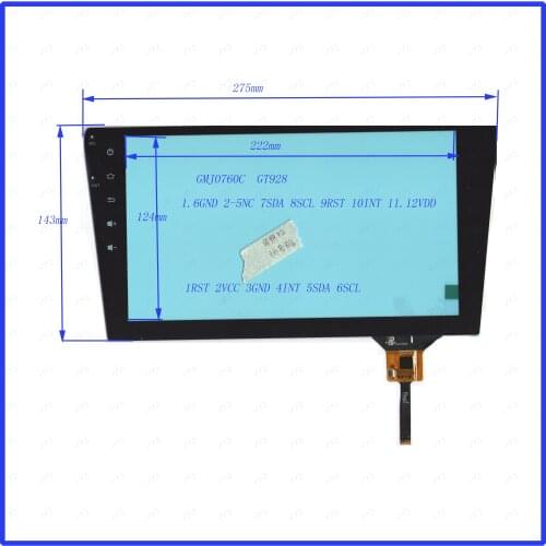ZhiYuSun Freeshipping GMJ0760C 275*143mm 10.1inch Capacitive screen GT928