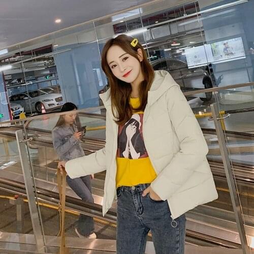 2019 new slim down cotton short cotton padded womens large all-around coat cotton jacket Korean in autumn and winter fall 2018