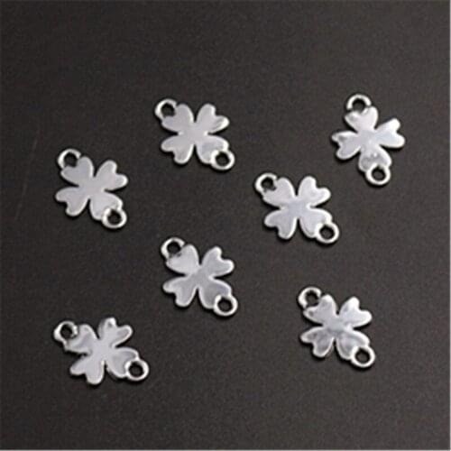 8pcs Antique Silver Color Cross Flower Charm Fashion Bracelet Necklace DIY Metal Jewelry Alloy Connectors 18*13mm A1311