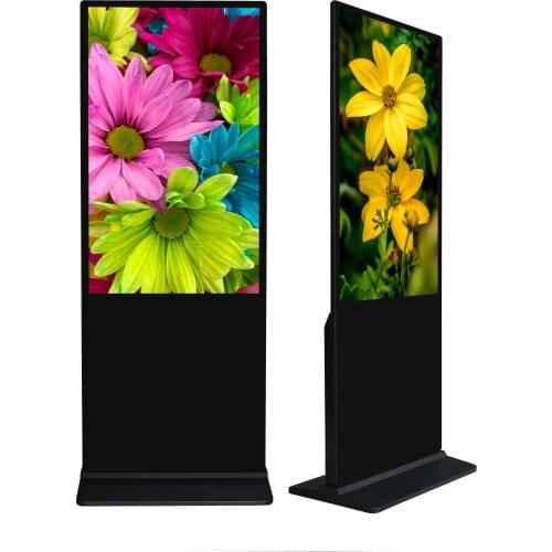 Full HD LCD stand alone slim advertising display player 43 inch digital signage display screen