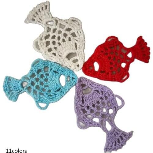 Round Lace cotton table place mat bar beer pad Cloth crochet placemat cup mug wedding tea drink coaster handmade doily kitchen