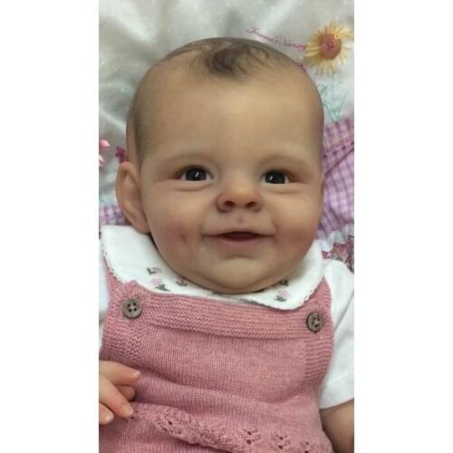 21inches prototype Shaya doll kit DIY bebe Reborn Doll kit Fresh Color Soft touch newborn doll kits toy