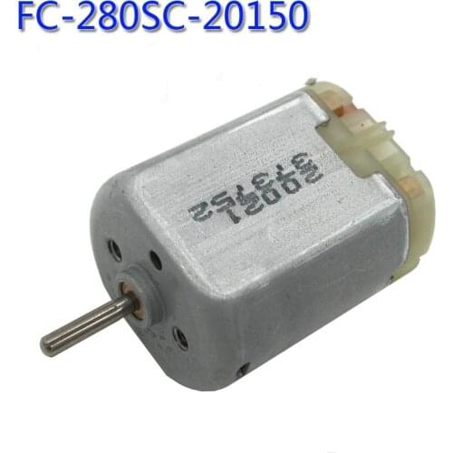 Johnson Electric FC280SC-20150 DC Micro Motor 12V Door Lock Flat Carbon Brush Car Central Control Motor for Toyota Honda Lexus