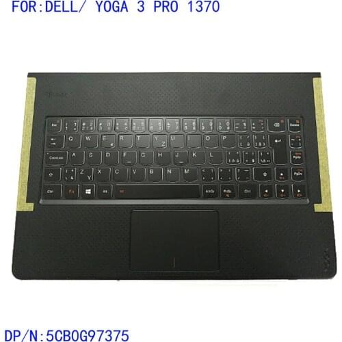 Suitable for Lenovo YOGA 3pro 1370 palm rest keyboard with touch panel backlight, Czech big return key 5cb0g97375 new original