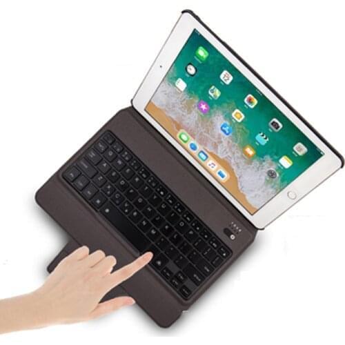 Slim Blueooth Keyboard Case for iPad 9.7 Inch, All In One Design with 7 Color Adjustable Backlit