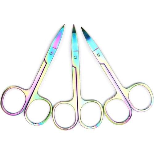 1PC Stainless Steel Eyebrow Trimmer Scissors Eyebrow Shaver Knife Hair Removal Beauty Makeup Tools