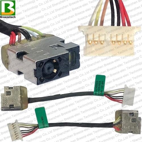 100% Genuine new DC Power Jack Socket Cable Wire Connector for HP ENVY x360 15-u 15t-u 15-u010DX 15-u011DX 768012-001 762825-SD1