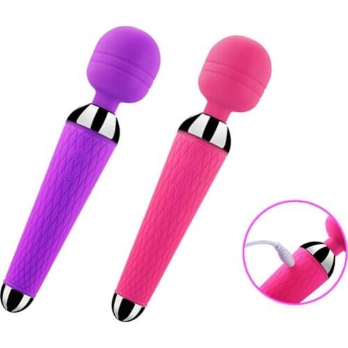 50% Hot Sale Super Powerful Rechargeable Clit Vibrator Massager Wand Adult Sex Toy for Women