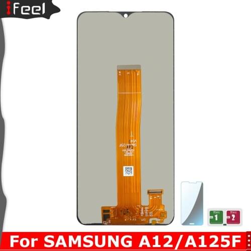 6.5" Original Display For Samsung Galaxy A12 A125F A125F/DS display LCD touch screen digitizer Assembly replacement Repair Parts