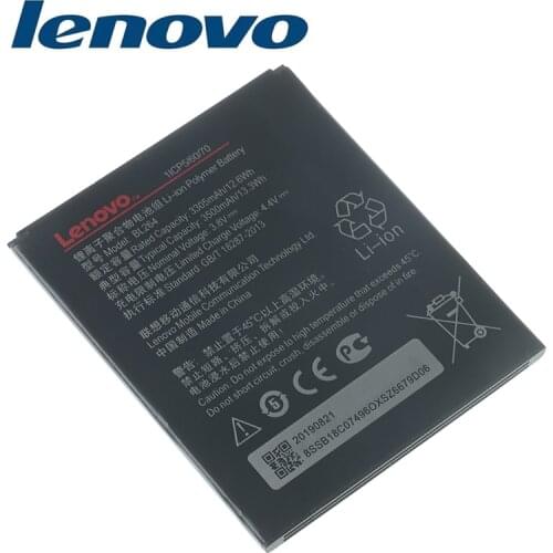 Original BL264 Battery For Lenovo Vibe C2 Power k10a40 k10a40 3500mAh Cellphone +Tracking Number