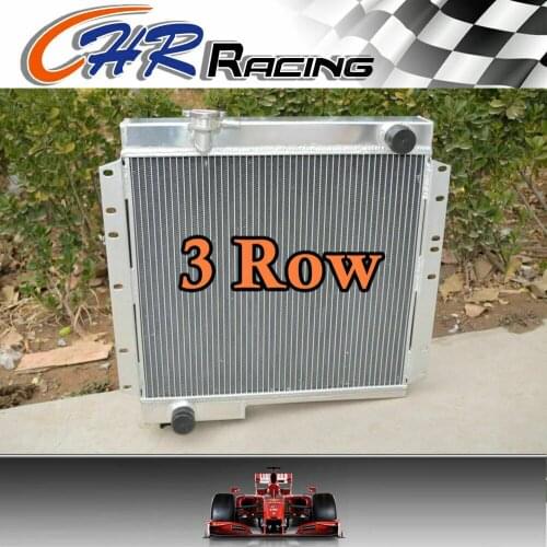 62MM 3 Row ALUMINUM RADIATOR for TOYOTA LAND CRUISER BJ40 BJ42 MT Manual