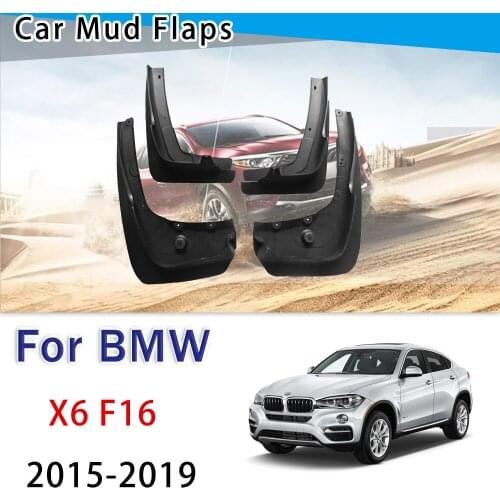 Car Mud Flaps For BMW X6 F16 2015~2019 Fender Mud Guard Splash Flaps Mudguards Accessories 35i 50i 30d 40d 50d