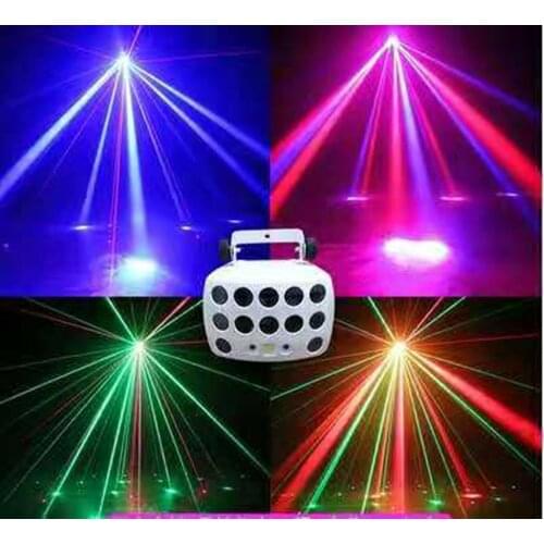 ALIEN Remote Control DMX RGBW LED Laser Strobe Disco DJ Beam Spot Stage Lighting Effect Party Dance Club Wedding Butterfly Light