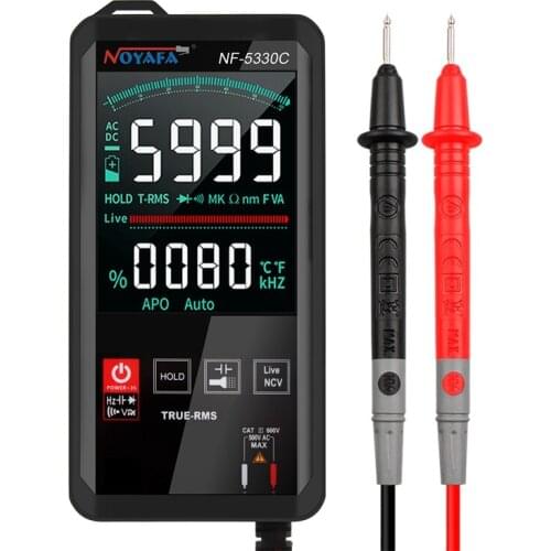 Noyafa NF-5330C Generation Digital Multimeter Ture RMS AC DC NCV Transistor Capacitor Temperature Voltage Smart Meter