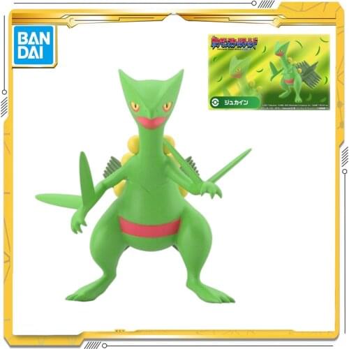 Original BANDAI Pokemon Scale World Hoenn Region Sceptile Pokemon Pikachu Anime Figure Toys Dolls Child Birthday Gift