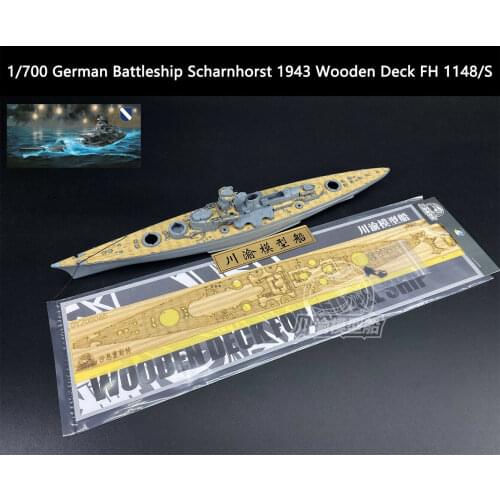 FlyHawk 1/700 German Battleship Scharnhorst 1943 Wooden Deck FH 1148 FH 1148S