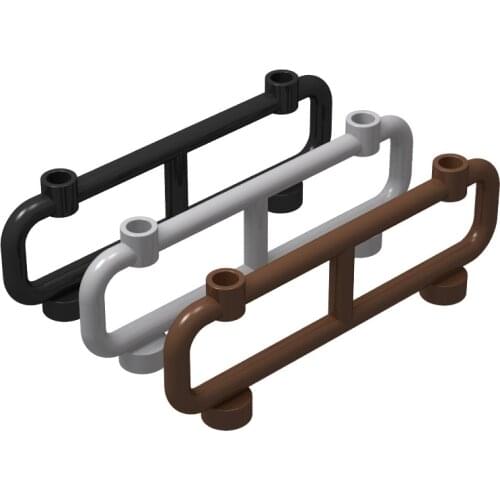 Moc 1x8x2 Guardrail Brick 33pcs/lot Scenario Fence DIY Education Building Blocks Compatible with Assembles Particles