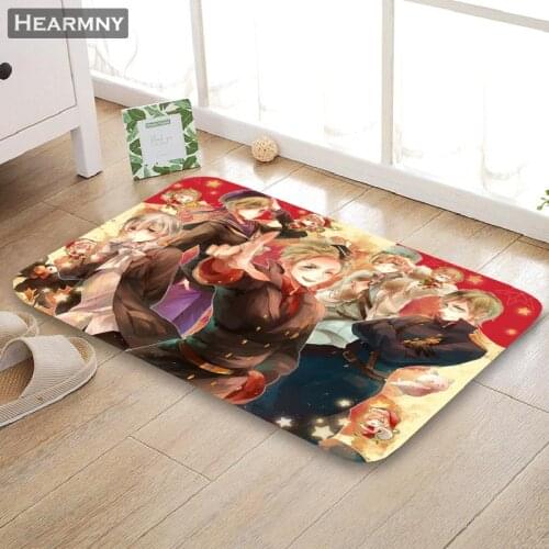 Nice Hetalia AnimeDoormat Outdoor Floor Mat Home Creative Mat Super Soft Absorbent Bathroom Door Entrance Mat 40X60cm,50x80cm