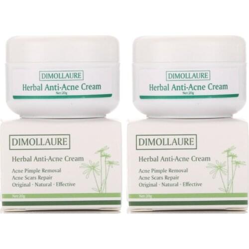 Dimollaure Herbal Ginseng Acne Cream Pimple Spot Acne Scars Blackhead Removal Whitening Beauty Face Care Cream Acne Treament