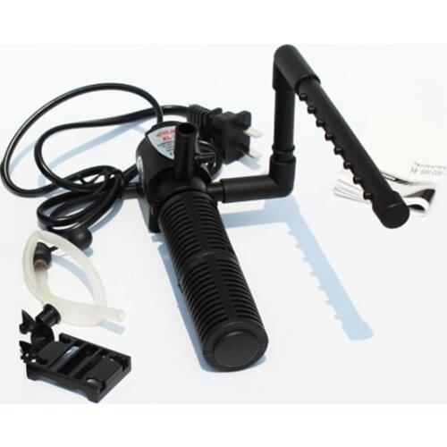 1 Pcs Small Turtle Fish Tank Mini Water Purifier Built In Filter Power Saving Oxygen Pump Plus Round Plug