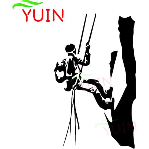 Fashion Mountaineering Sports Rock Climbing Decal Classic Decoration PVC Waterproof Sunscreen Sticker Can Be Customized Color