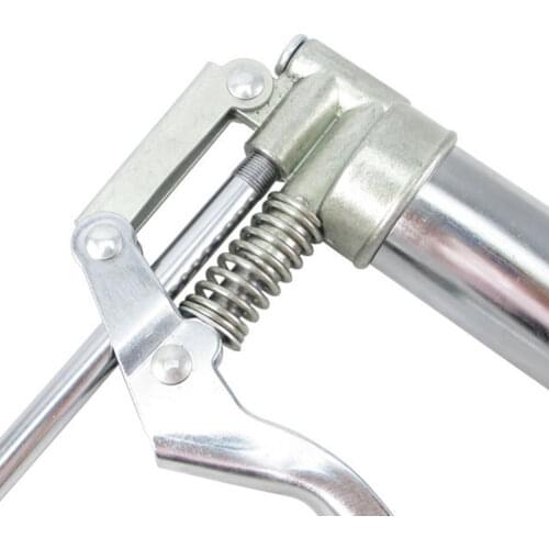 120CC Grease Gun Tool Hose Grease Machine Set Metal Steel Screw Auto Use One Handed Lubrication Vehicle Repair With Oil Tip Mini