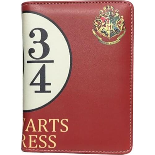 DIKEDAKU Movie Cartoon Passport Cover Set with Multifunction Boarding Travel Id Protection Pu Leather Wallets Credit Card