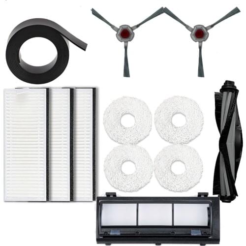 For Yeedi Mop Station Self-cleaning Robot Replacement Side Brushes Main Brush Filter Dust Box Mop Cleaning Pad Accessories