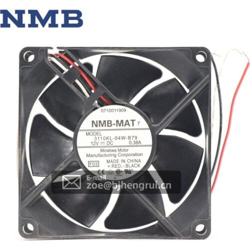 Original NMB 3110KL-04W-B79 for cisco 2821 switch DC 12V 0.38A 8025 80mm server inverter cooling fan
