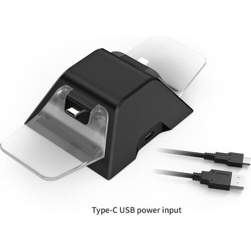 New Dual Controller Charging Dock Charging Quick Charger Wireless Controller for PS5 Controller Charger TP5-0528