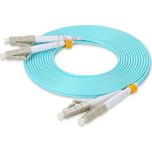 OM3 LC-LC UPC Multimode Duplex 2.0mm or 3.0MM Fiber Optic Patch Cord LC-LC fiber optic patch cable 10PCS Free shipping
