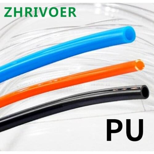 1m Polyurethane high pressure pneumatic components for compressor outer diameter air pipe polyurethane pneumatic hose