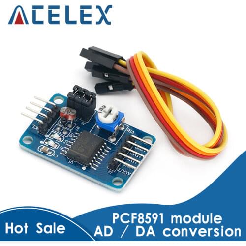 PCF8591 AD / DA Conversion of to Digital /Digital-to- Converter Module Temperature Illumination