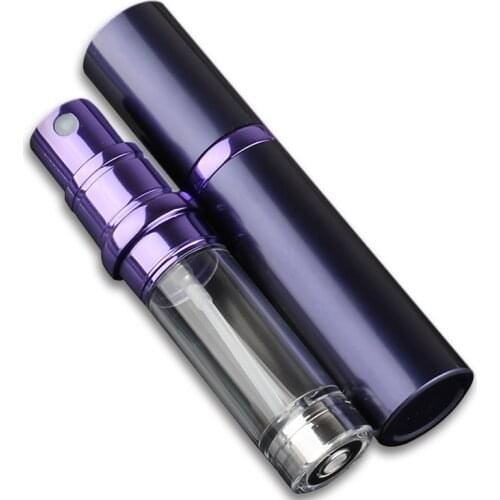 5ML High-end Portable Perfume Bottle Empty Spray Bottom Filling Travel Rechargeable Mini Vials