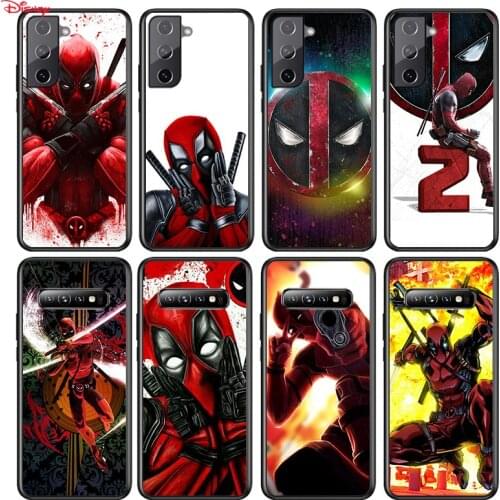 Silicone Cover Marvel Hero Deadpool For Samsung Galaxy S21 S20 FE Ultra S10 S10E Lite S9 S8 S7 Edge Plus Phone Case