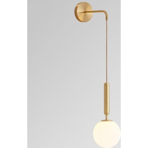 Modern simple wall lamp corridor lamp creative mirror front lamp