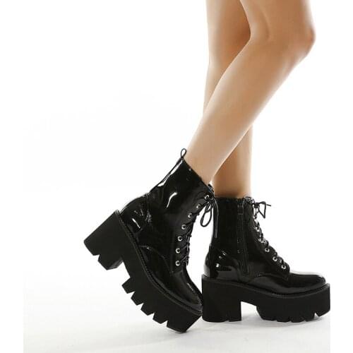 SUN FOR YOU Women's Wedge Ankle Boots