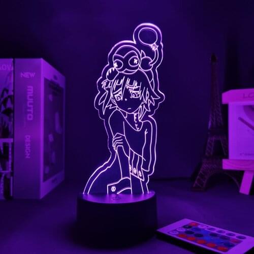 Anime Soul Eater Corna Lights for Porch Childrens Night Light for Bedroom Neon Lights for Ceiling Led Sensor Light Projector