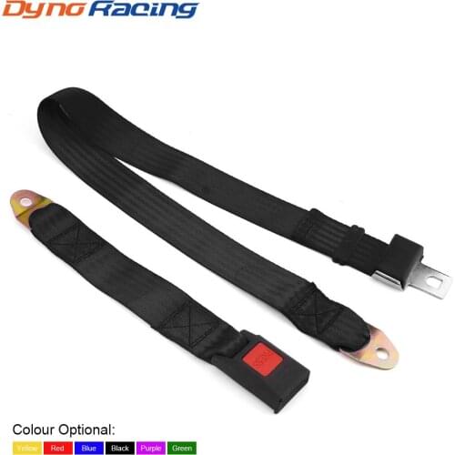 Universal Car Vehicle Seat Belt Extension Extender Strap Safety 2 Two Point Adjustable Belt YC100742
